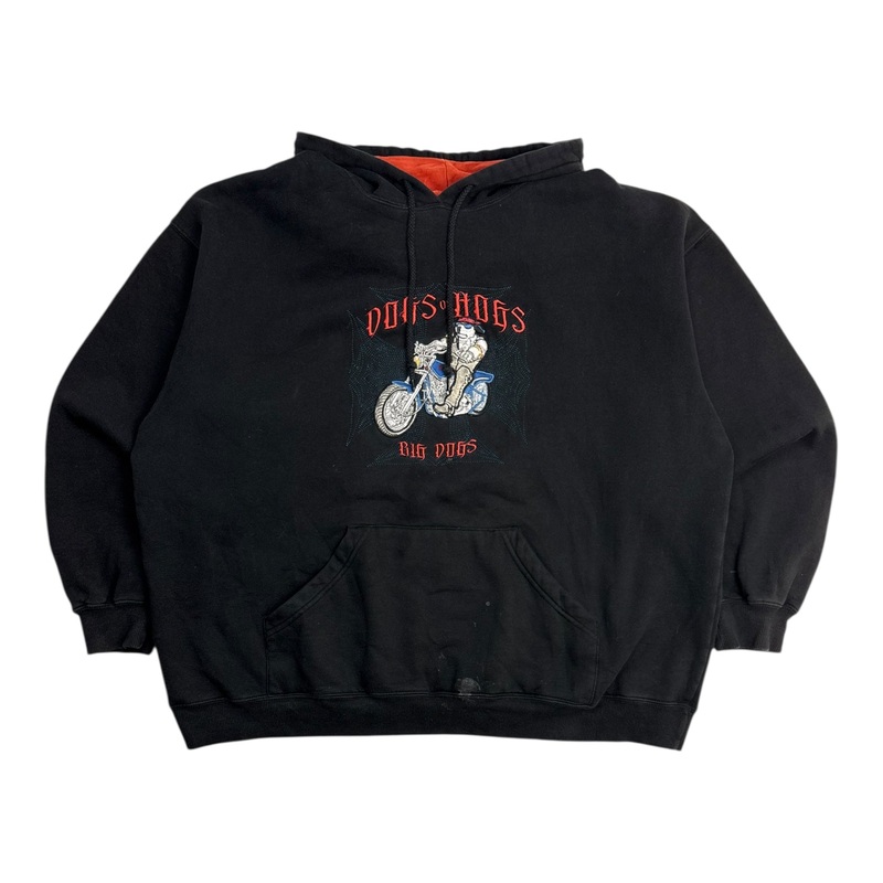 Vintage Y2K Big Dogs Dogs on Hogs Hoodie