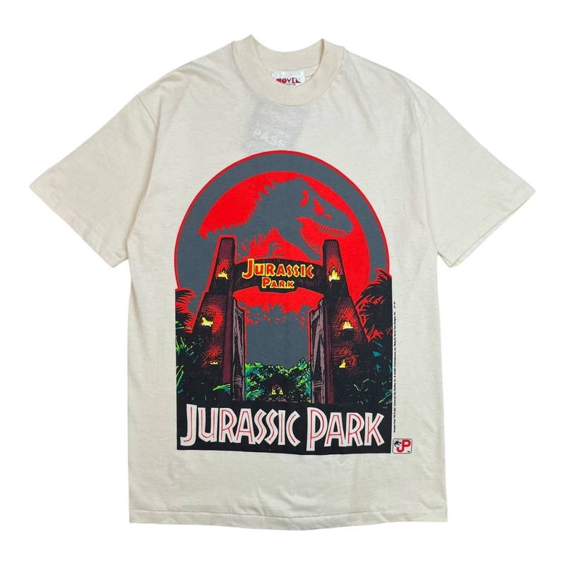 1993 Jurassic Park Universal Studios Tee White