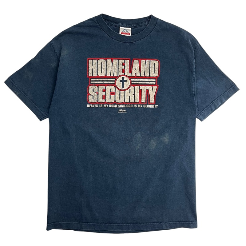 2002 Homeland Security Heaven & God Parody T-Shirt