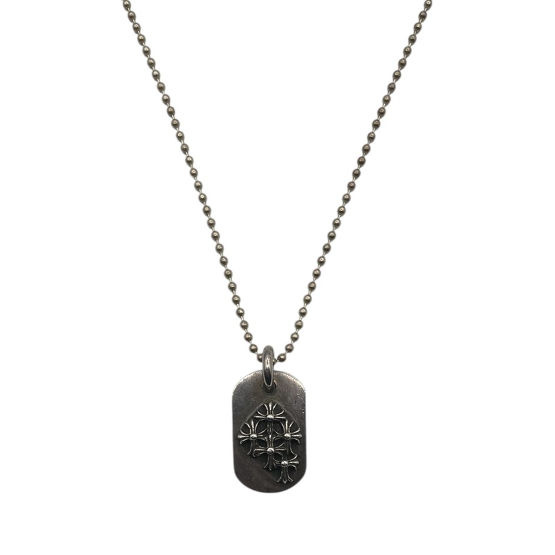 Chrome Hearts Cemetery Dog Tag Necklace