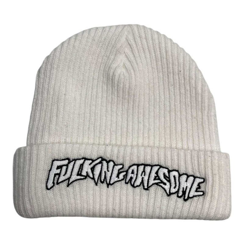 F*cking Awesome Beanie White|O/S