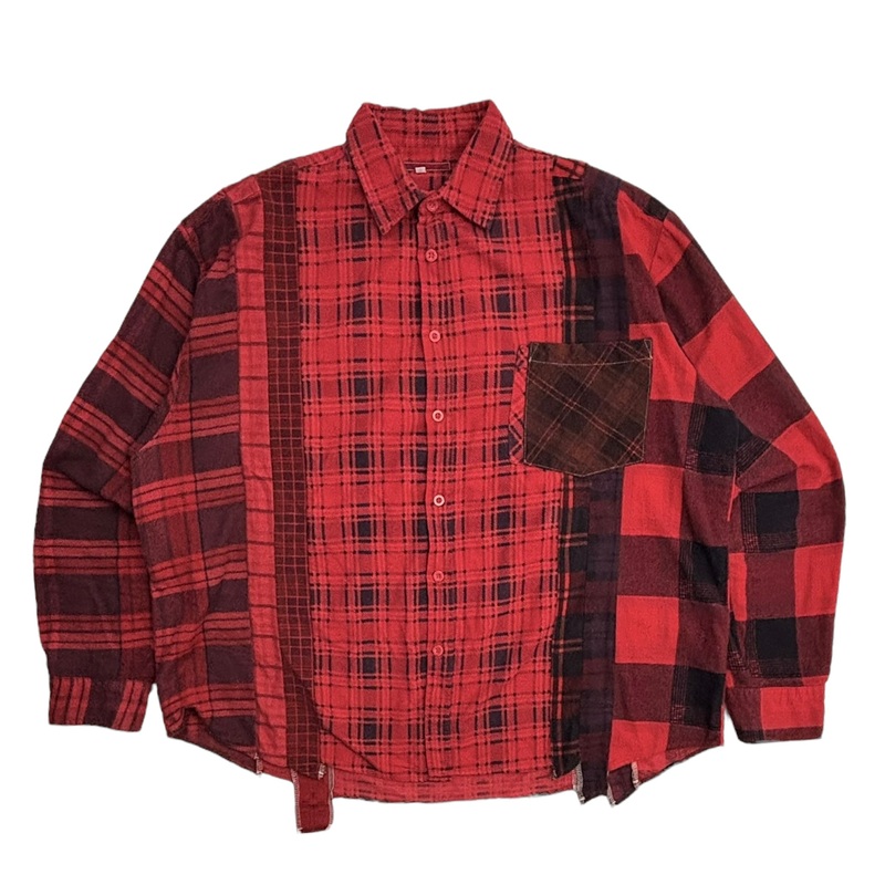 Needles 7 Cuts Wide Over Dyed Flannel