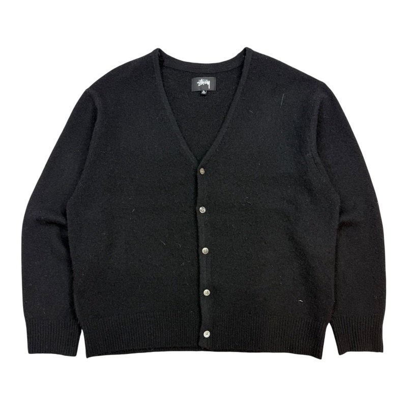 Stussy Brushed Cardigan Black|XL