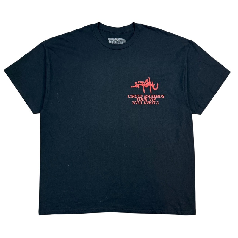 Travis Scott Utopia Tour 24 VIP Tee Black