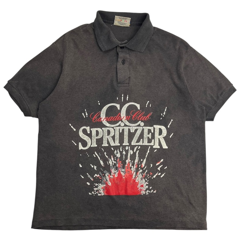 Vintage Canadian Club Spritzer Liquor Promo Shirt