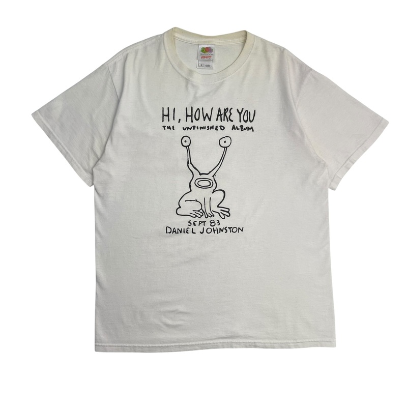 Vintage Daniel Johnston Album Promo T-Shirt White