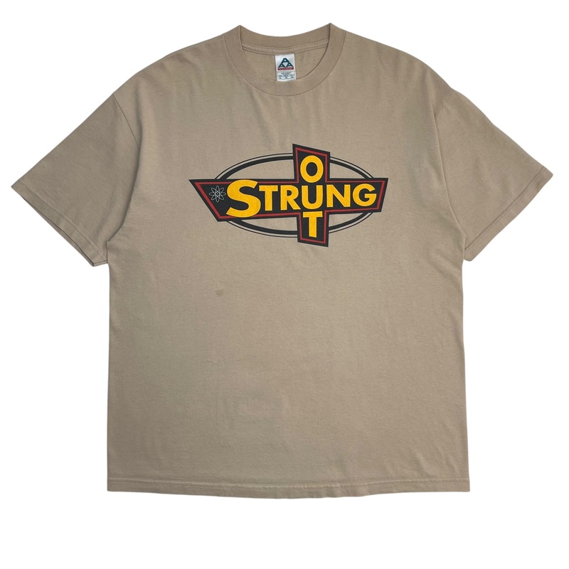 Vintage Strung Out Logo T-Shirt Beige