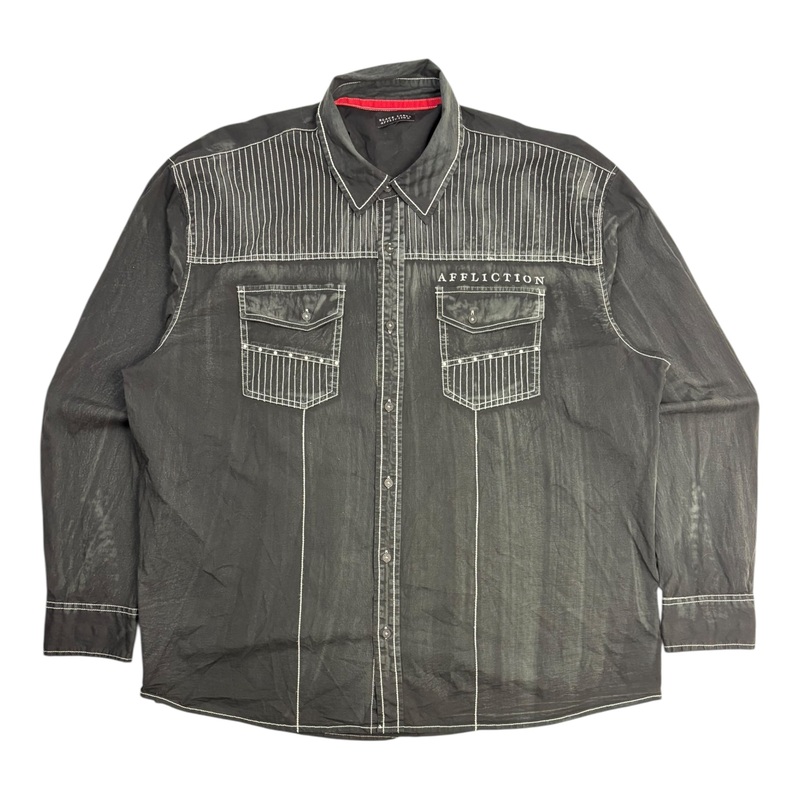Y2K Affliction Black Label Button-Up Shirt