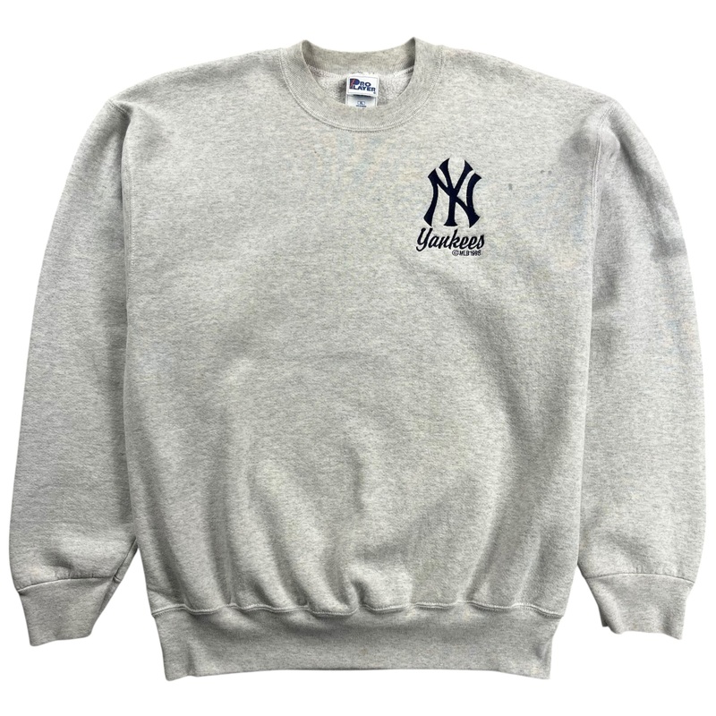 1998 New York Yankees Crewneck Light Grey