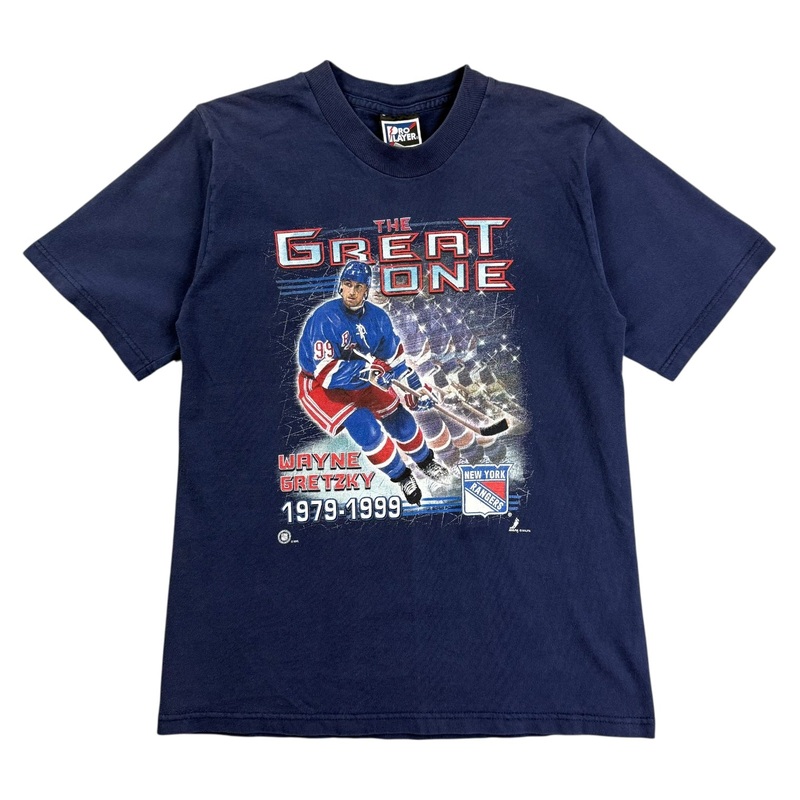1999 Wayne Gretzky The Great One Tee Navy Blue