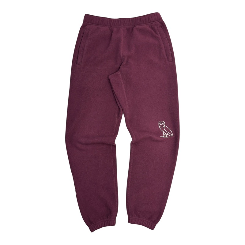 OVO Polartec Thermal Pro Microfleece Sweatpants Burgundy