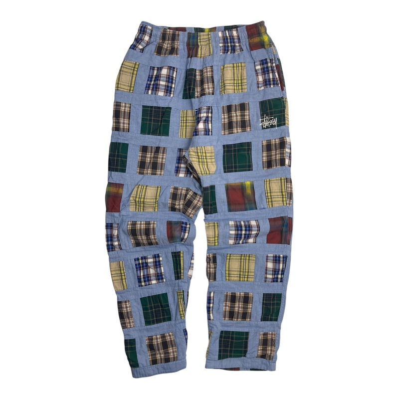 Stussy Madras Patchwork Relaxed Pants Plaid