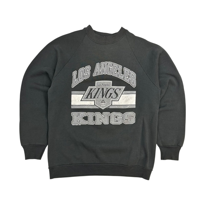 Vintage 1988 Los Angeles Kings Wayne Gretzky Crewneck Black