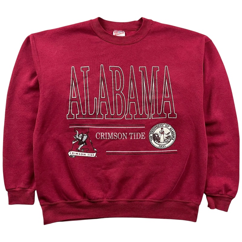 Vintage Alabama Crimson Tide Crewneck Dark Red