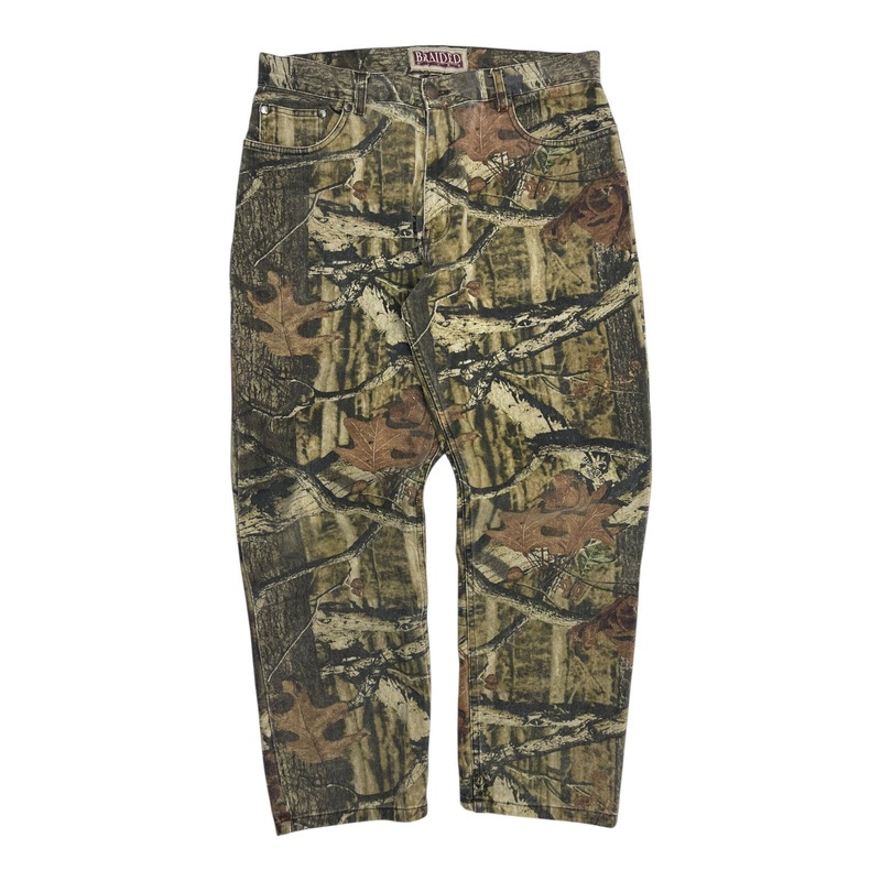 Vintage Braided River Real Tree Camo Pants