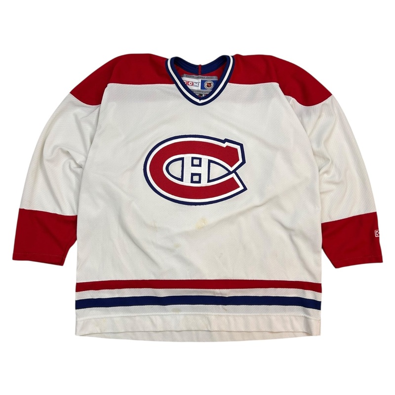 Vintage CCM Montreal Canadiens Away Jersey White/Red