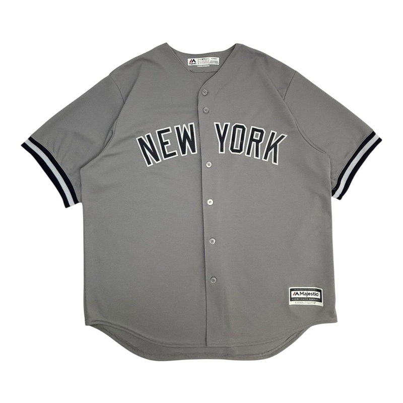 Vintage Majestic New York Yankees Spellout Pinstripe MLB Jersey