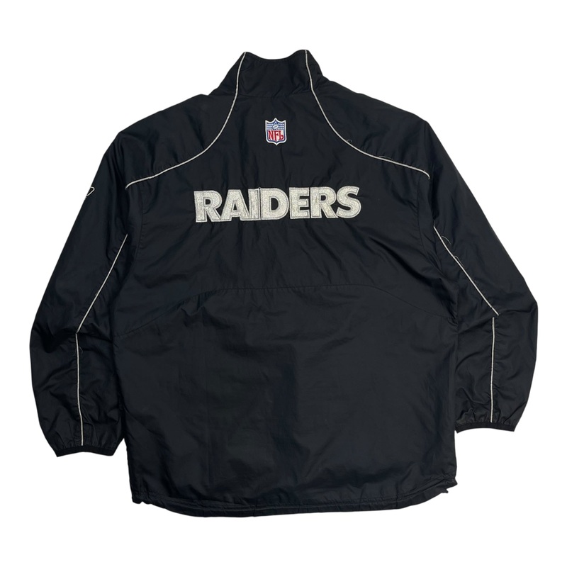 Vintage Raiders On Field Reebok Jacket Black