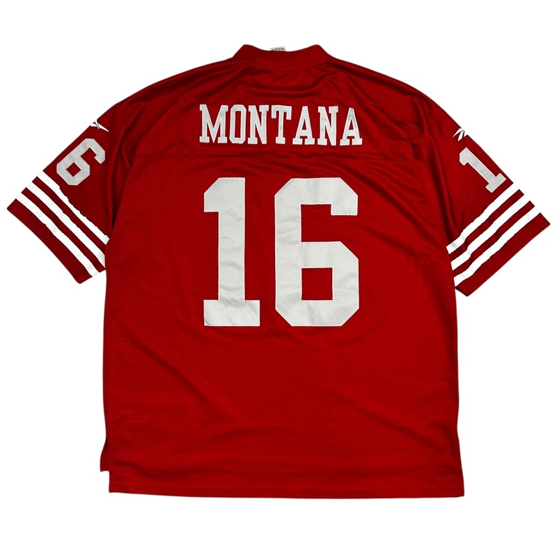 Vintage Reebok Joe Montana San Francisco 49ers Jersey