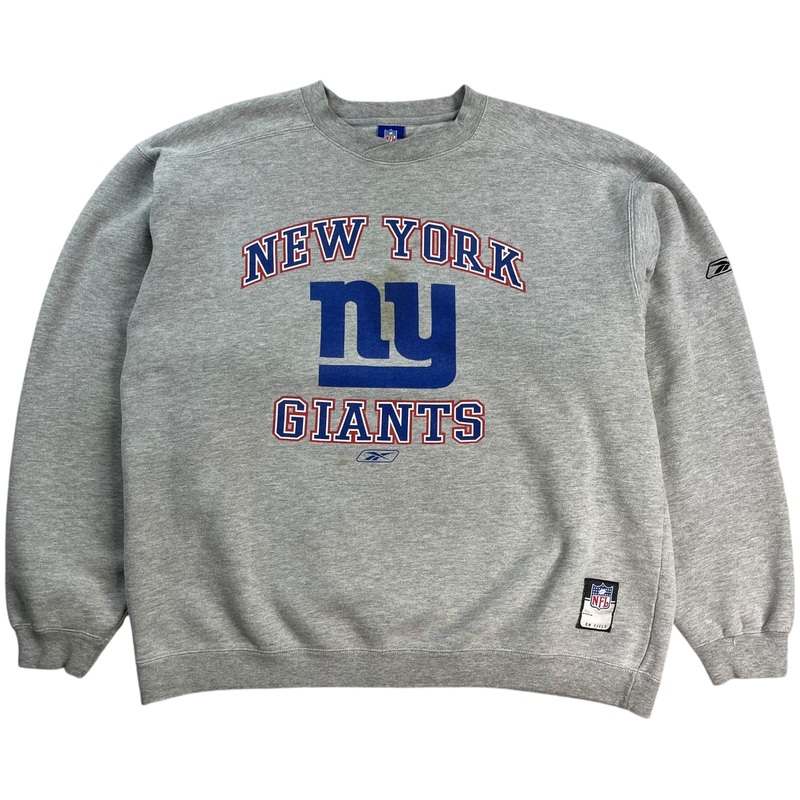 Vintage Reebok New York Giants Crewneck Grey