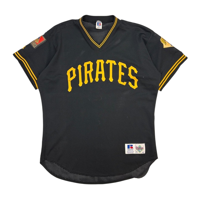 Vintage Russel Pittsburgh Pirates Jersey Black/Yellow