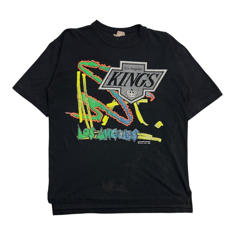 1989 Los Angeles Kings Neon T-Shirt