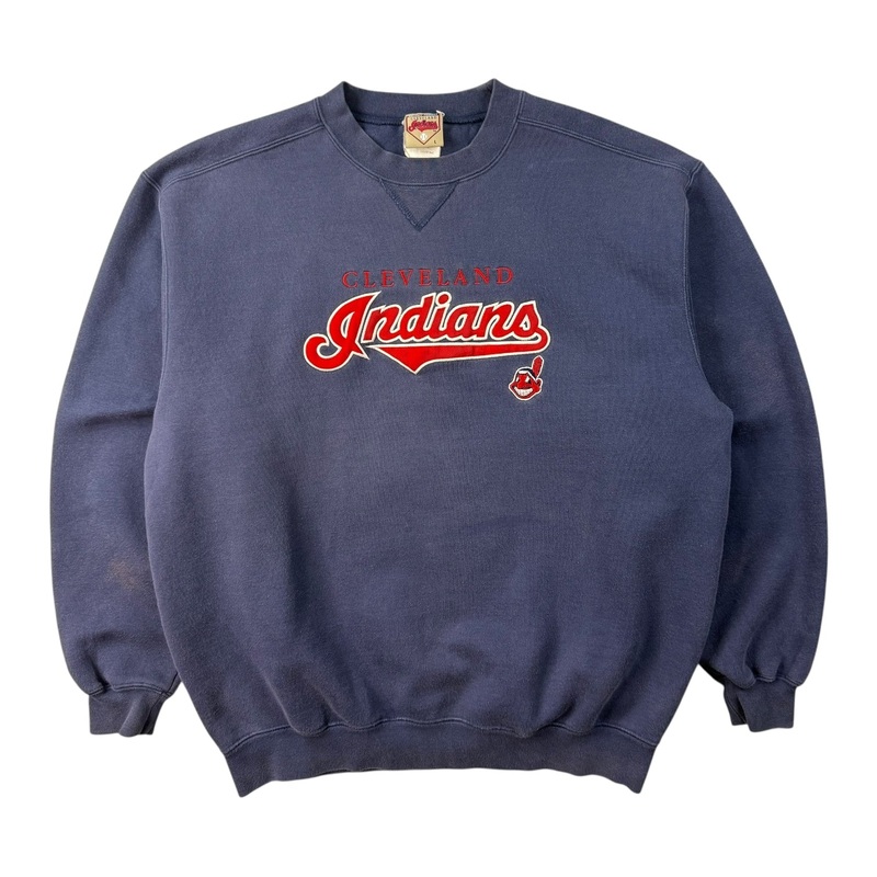 Vintage Cleveland Indians Crewneck Navy Blue