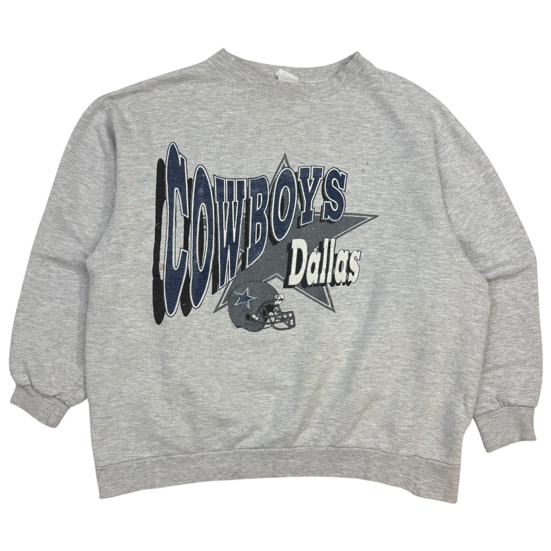 Vintage Dallas Cowboys Crewneck Grey