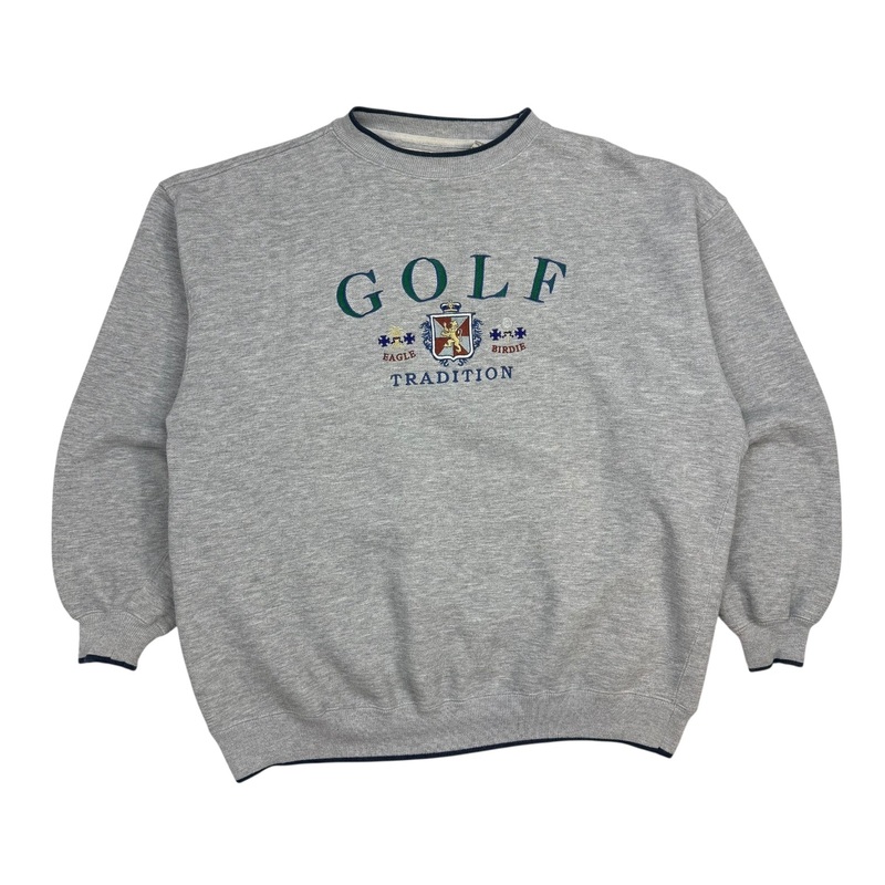 Vintage Golf Tradition Crewneck Grey