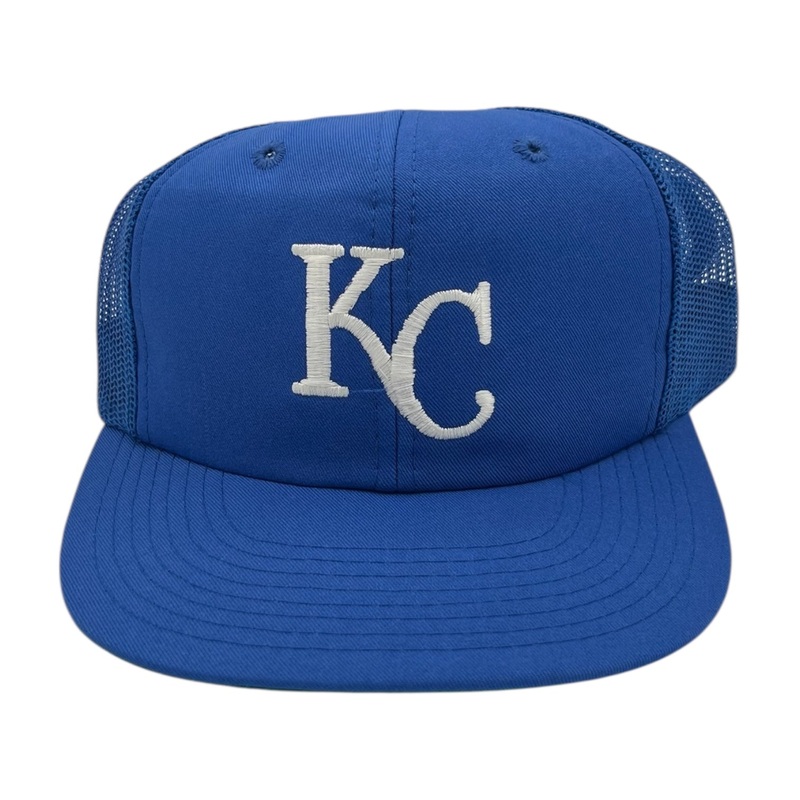 Vintage Kansas City Royals Trucker Hat Blue