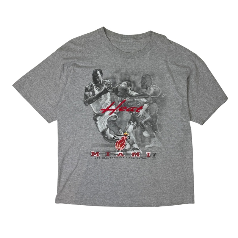Vintage Miami Heat CSA Grey Tee