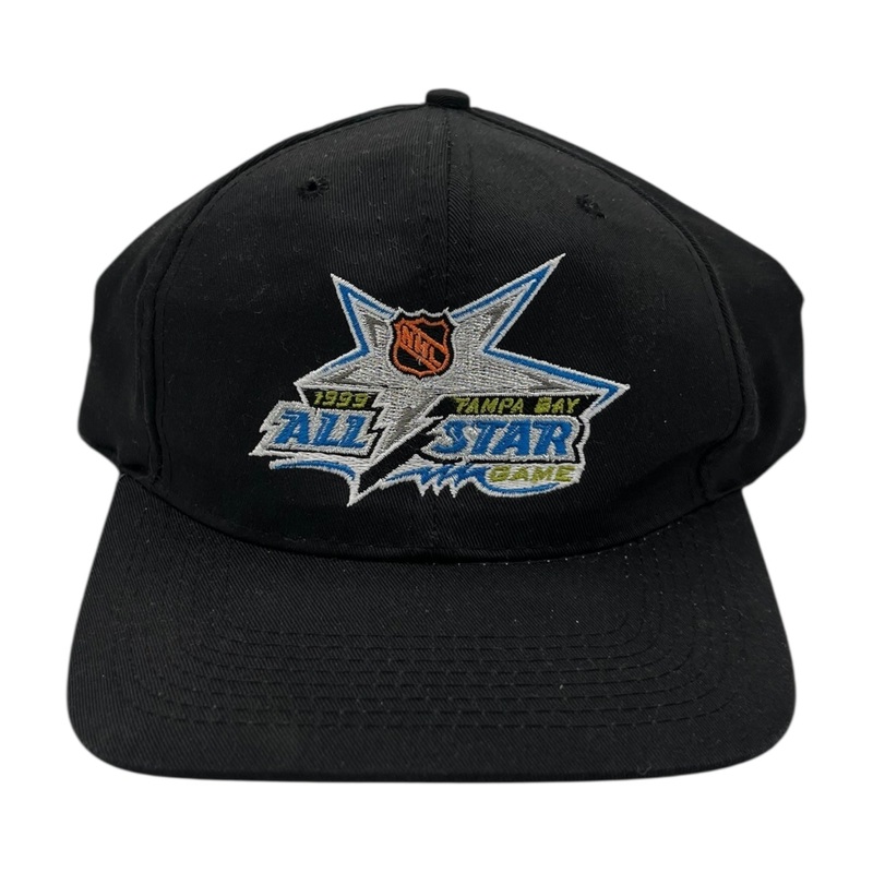 Vintage NHL All-Star Game Snapback Hat Black