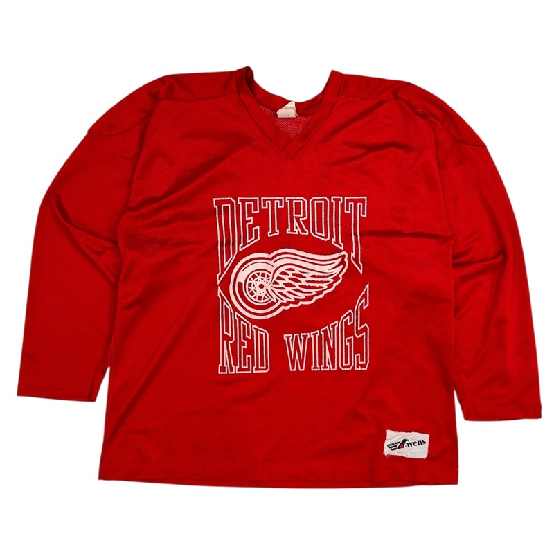 Vintage Ravens Detroit Redwings Practice Jersey Red/White