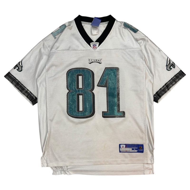 Vintage Reebok Philadelphia Eagles Owens Away Jersey White