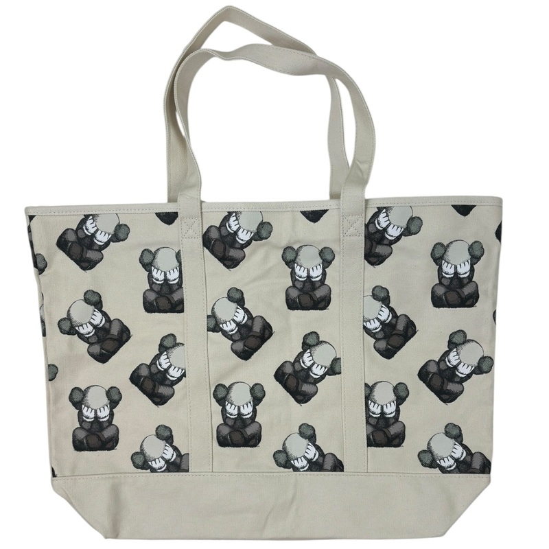 KAWS x Uniqlo Tokyo First Tote Off-White