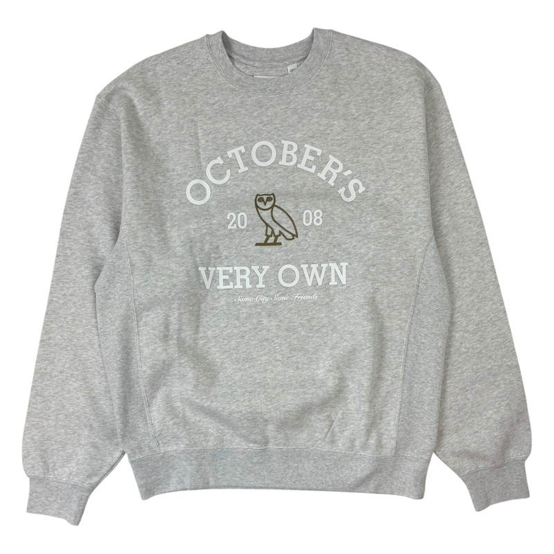 OVO Collegiate Crewneck Grey|M