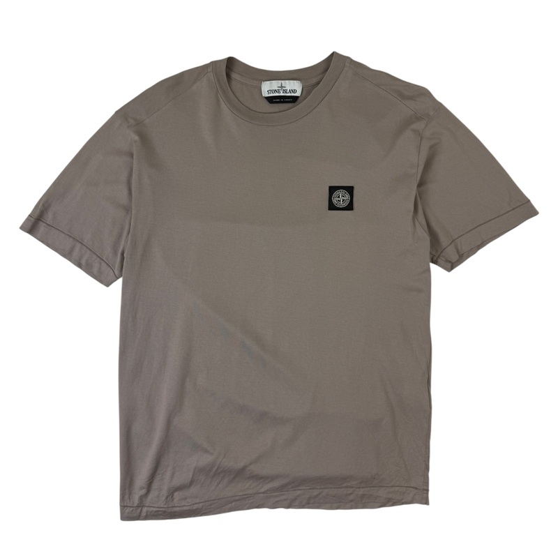 Stone Island Logo Tee Beige|M
