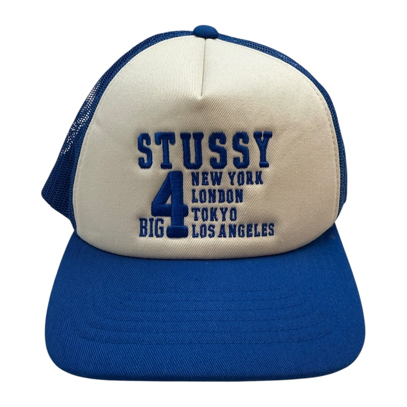 Stssy Big 4 Trucker Hat Blue|O/S