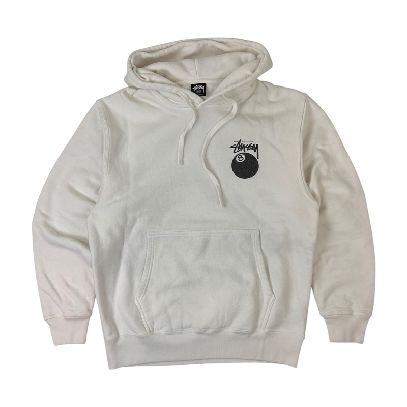 Stussy 8 Ball Hoodie White|M