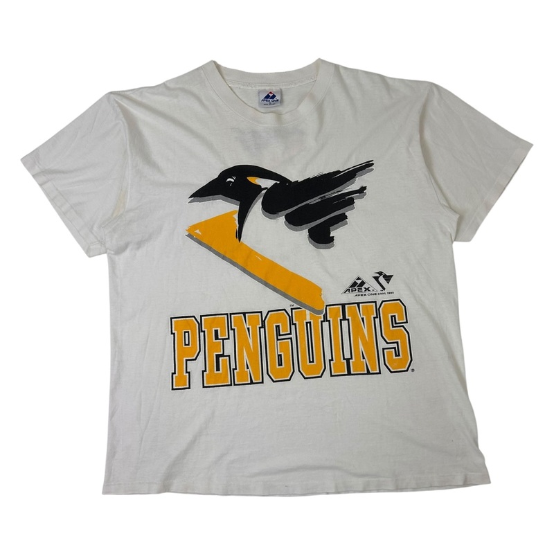 Vintage Apex Pittsburgh Penguins T-Shirt White