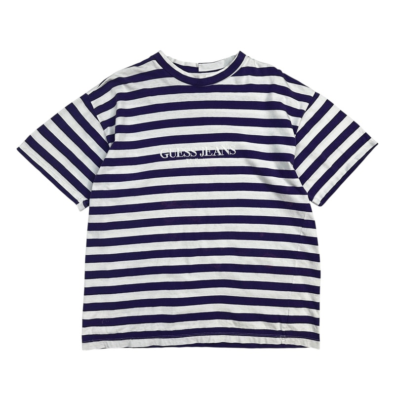 Vintage Guess Striped Shirt Purple