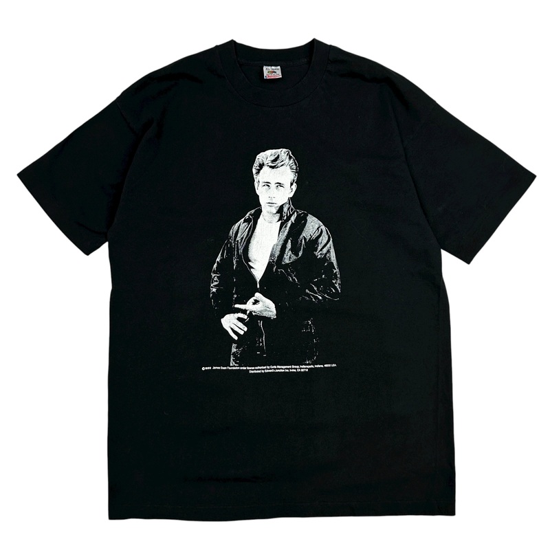 1990 James Dean Photo Tee Black