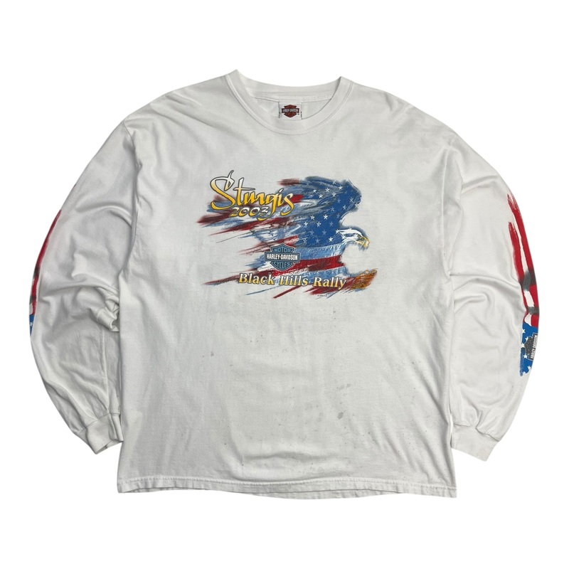 2002 Harley Davidson Black Hills USA Longsleeve T-Shirt