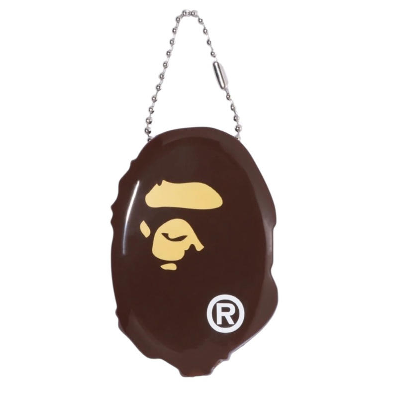 BAPE Ape Head Coin Case Brown|O/S