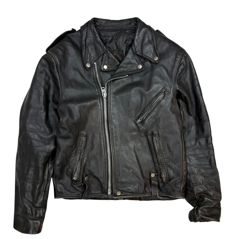 Vintage Bristol Leather Jacket Black