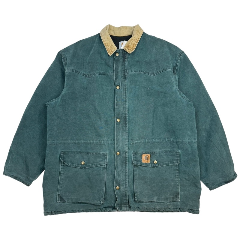 Vintage Carhartt Chore Jacket Green