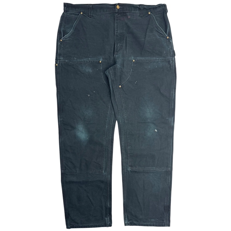 Vintage Carhartt Double Knee Bottoms Distressed Black