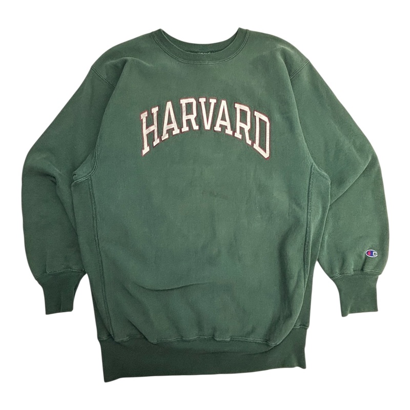 Vintage Harvard Champion Crewneck Green