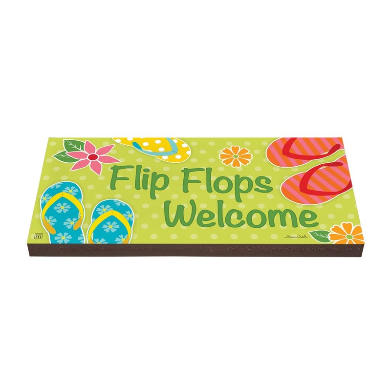 Flip Flops Welcome Art Paver Garden Step