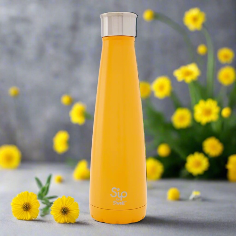 Orange Cream Taffy Stainless Steel Water Bottle